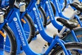 Melbourne Bike Share Royalty Free Stock Photo