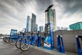 Melbourne bike share station