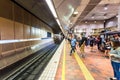 Melbourne Central underground train station in Australia Royalty Free Stock Photo