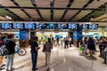 Melbourne Central underground train station in Australia Royalty Free Stock Photo