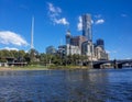 Melbourne city cbd`s view, Australia Royalty Free Stock Photo