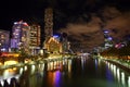 Melbourne City at night