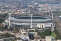 Melbourne cityscape Melbourne Cricket Ground Australia Royalty Free Stock Photo