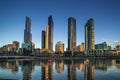 Melbourne downtown Skyscraper image, site in front of Yarra river