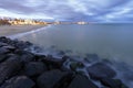 MELBOURNE Kilda beach at sundown, light, beautiful building, AUSTRALIA