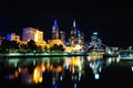 Melbourne at night