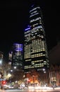 Melbourne night cityscape Royalty Free Stock Photo