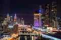 Melbourne night (Melbourne) Royalty Free Stock Photo