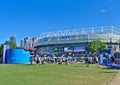 Melbourne Park during the Australian Open Royalty Free Stock Photo