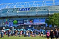 Melbourne Park during the Australian Open Royalty Free Stock Photo