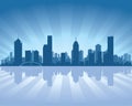 Melbourne skyline Royalty Free Stock Photo