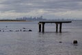Melbourne Skyline From The Coast