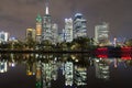 Melbourne skyline view over the Yarra River Royalty Free Stock Photo