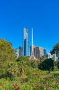 Melbourne Southbank cityscape with National Gallery of Victoria