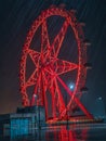 Melbourne Star Night Royalty Free Stock Photo