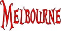 Melbourne tect sign illustration Royalty Free Stock Photo