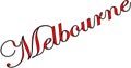 Melbourne tect sign illustration Royalty Free Stock Photo