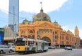 Melbourne tram Flinders Street Station Australia