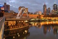 Melbourne Yarra River Bar Royalty Free Stock Photo