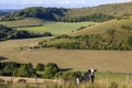 Melbury Down in Dorset, UK Royalty Free Stock Photo