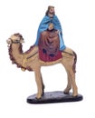 Melchior Magi riding a camel Royalty Free Stock Photo