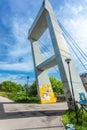 Melegnano in the province of Milan, Lombardy - Italy - during a sunny day and clouds. 10/05/2018 at 3:30 pm in Melegnano, Lombardy Royalty Free Stock Photo