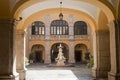 Melfi (Italy) - Court of historic palace