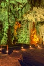 Melidoni cave. Crete. Greece Royalty Free Stock Photo