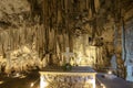 Melidoni cave in Crete, Greece Royalty Free Stock Photo