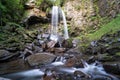 Melincourt Falls, Resolven, Neath, Port Talbot, Wales, UK GB Royalty Free Stock Photo