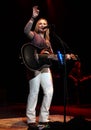 Melissa Etheridge perfoms in concert Royalty Free Stock Photo