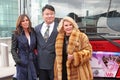 Melissa Rivers, David W. Chien, and Joan Rivers Royalty Free Stock Photo
