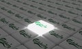 Melitopol, Ukraine - November 21, 2022: Carlsberg logo icon isolated on shape of cubes. Carlsberg is popular Danish pale