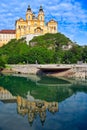 Melk Abbey Monastery on Danube river Royalty Free Stock Photo