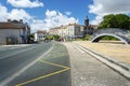 Melle Road with Decorative Bridge Royalty Free Stock Photo