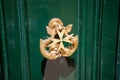 Maltese Door Knocker, Maltese Cross Royalty Free Stock Photo