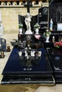 The cemetery of National Sanctuary of our Lady of Mellieha Royalty Free Stock Photo