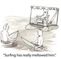 Mellow surfer