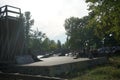 Mellowpark. Youth-oriented park for extreme sports with various facilities for trick riding, boarding and racing. Berlin, Germany