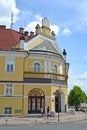 MELNIK, CZECH REPUBLIC. Fragment of the building of District court