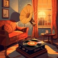 Melodic Memories: A Vintage Phonograph Serenade