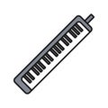 Melodica color icon