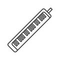 Melodica linear icon