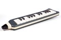 Melodica. Old childs musical instrument toy. Royalty Free Stock Photo