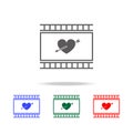 melodrama icon. Elements of cinema and filmography multi colored icons. Premium quality graphic design icon. Simple icon for websi Royalty Free Stock Photo