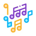 Melody Music Mono And Treble Notes Vector Icon