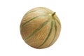 Melon Cantaloupe, isolated Royalty Free Stock Photo