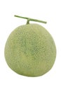 Melon, Cantaloupe on White Background