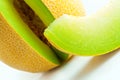 Melon honeydew and melon slice