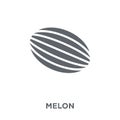 Melon icon from Fruit and vegetables collection. Royalty Free Stock Photo